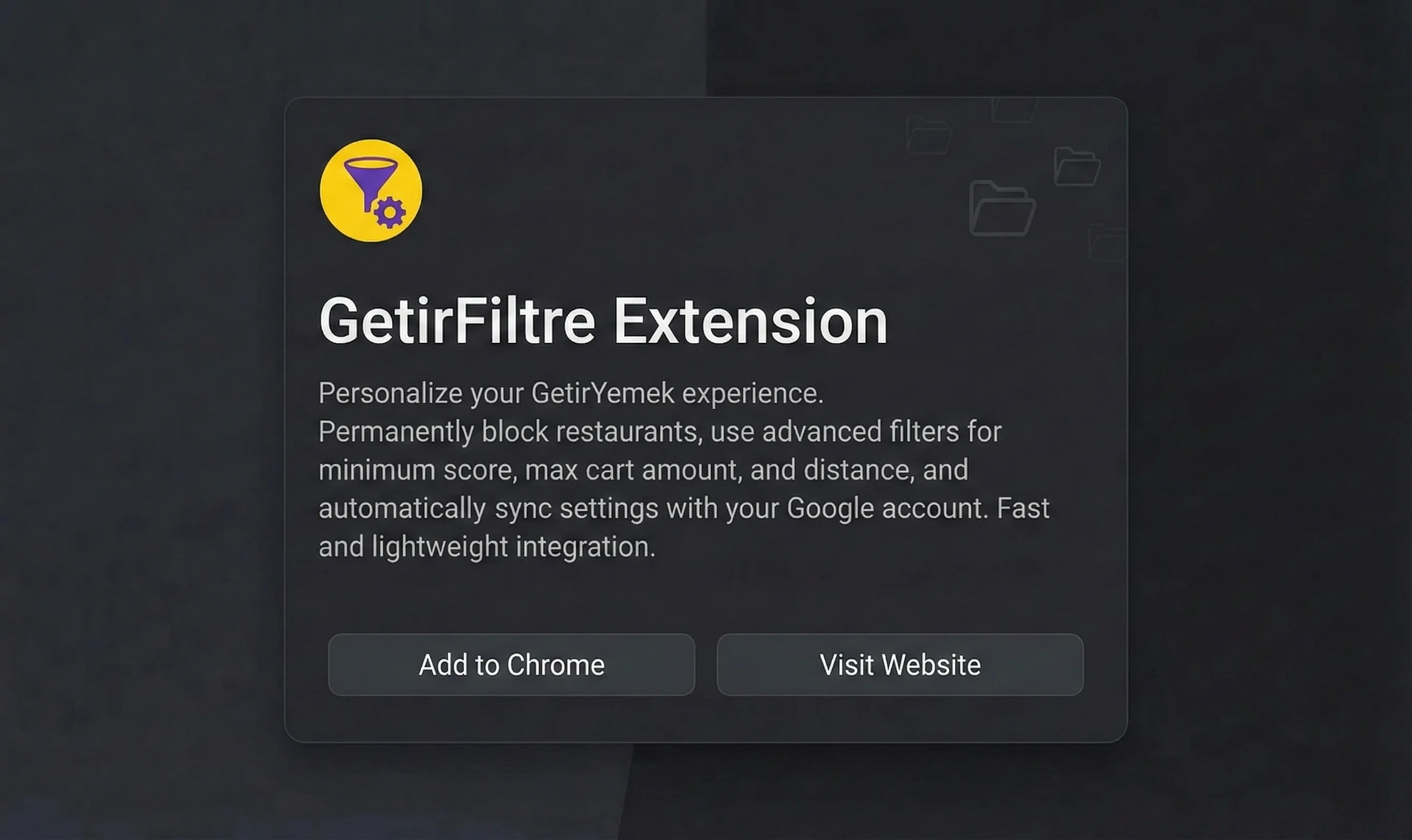 GetirFiltre
